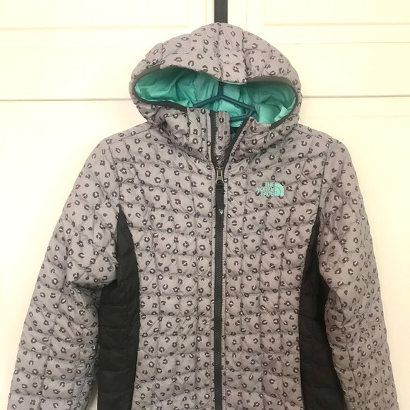 NORTH FACE junior puffer hooded jacket